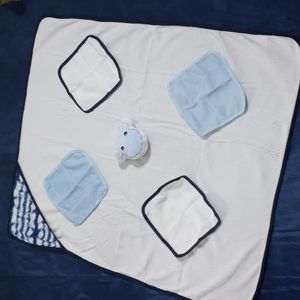 (NEWBORN/INFANT) 6 PC BATH SET - LILA & JACK